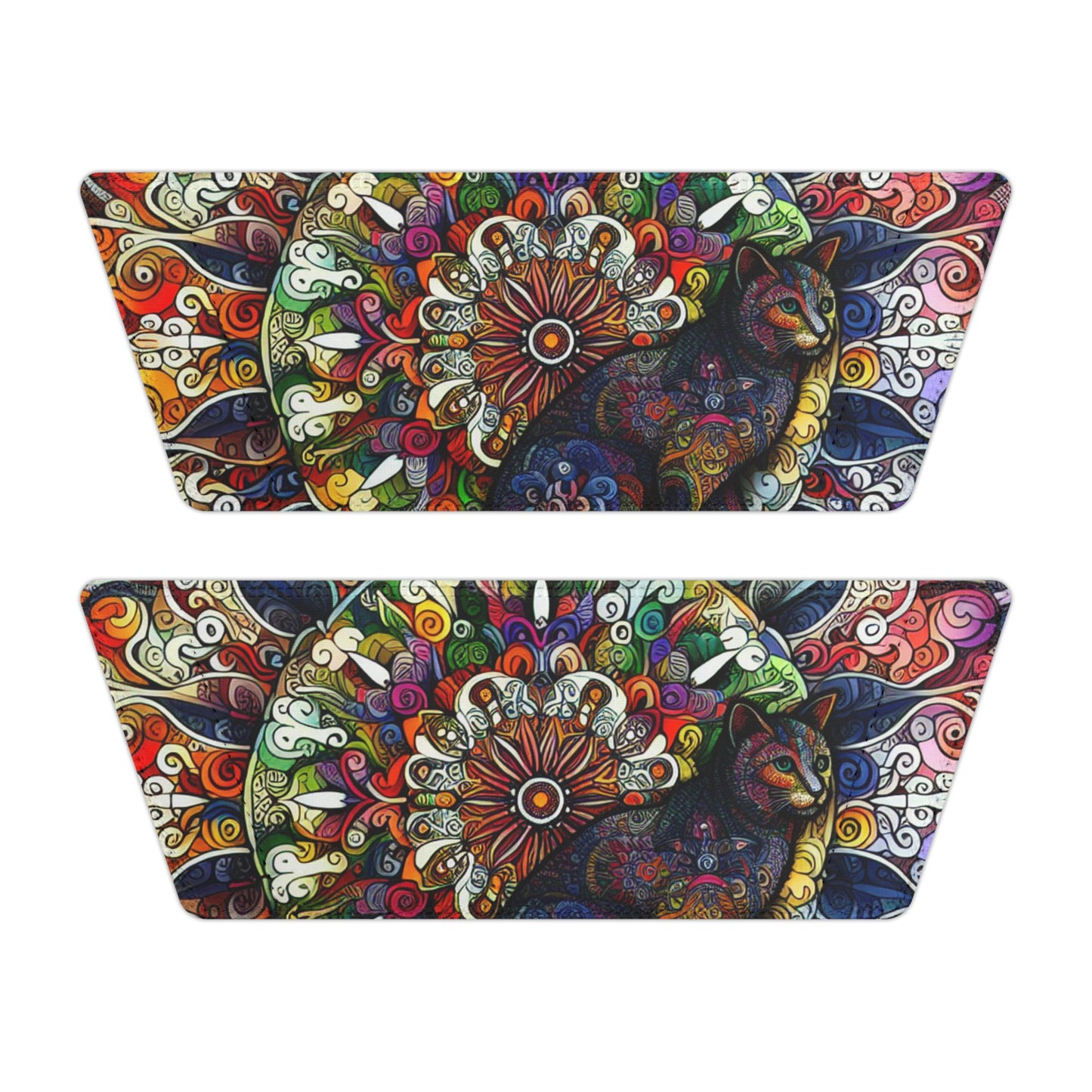 Sandals - Mandala Cat Slides | Women's Removable-Strap Sandals